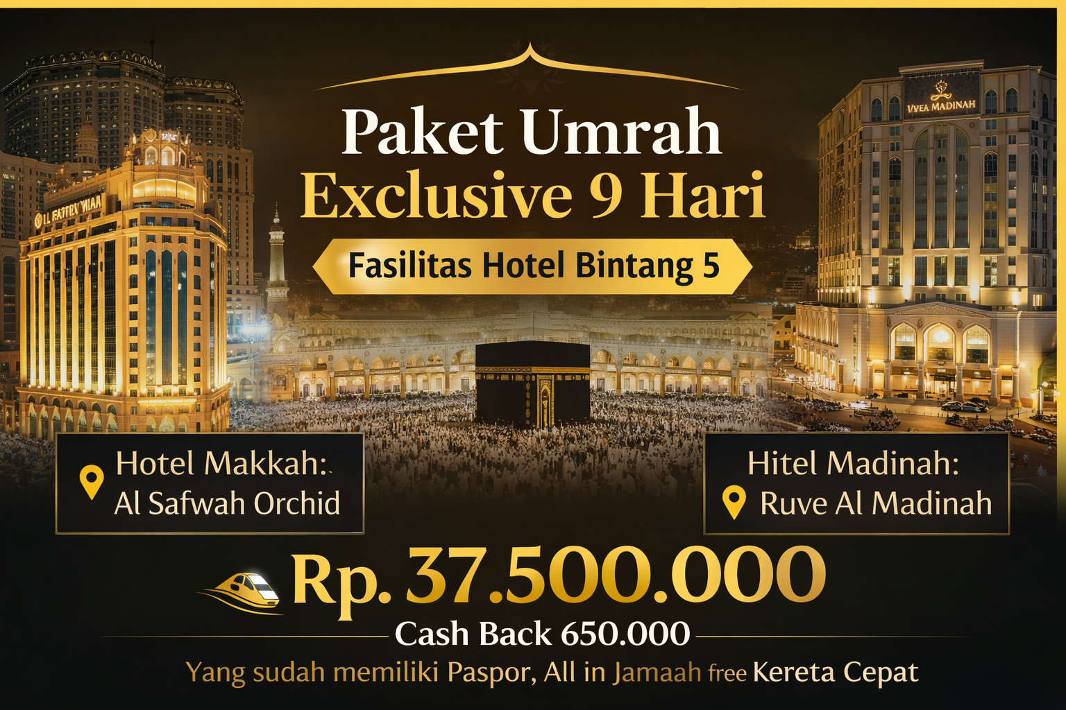 paket exclusif 9 hari juni 2026