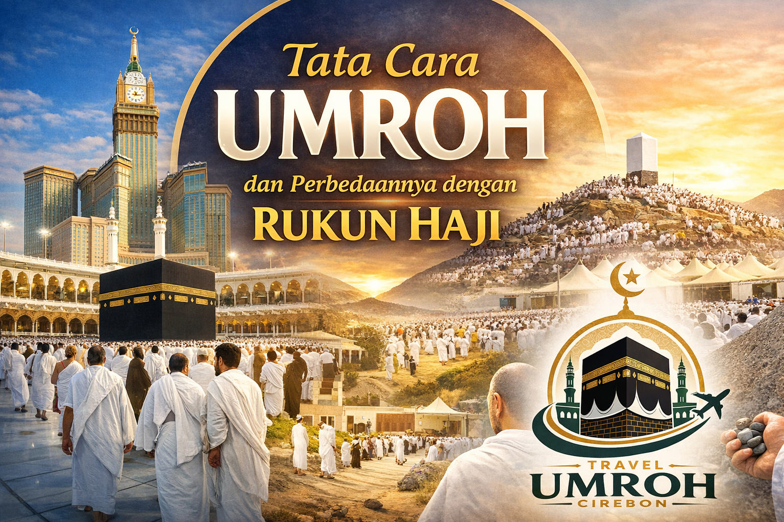 Tata Cara Umroh dan Perbedaannya dengan Rukun Haji tata cara umroh travel umroh cirebon